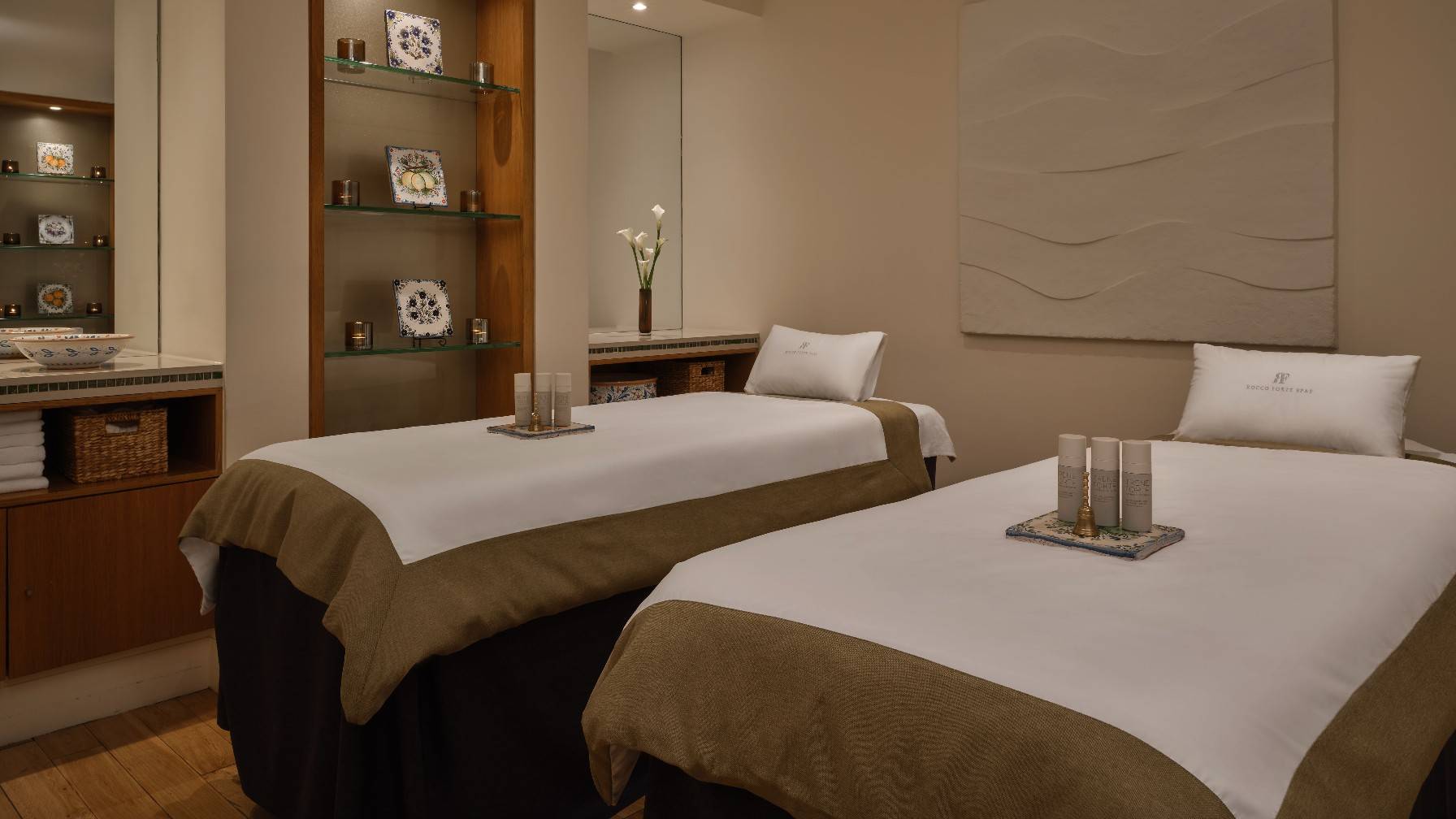 Face and body treatment ritual