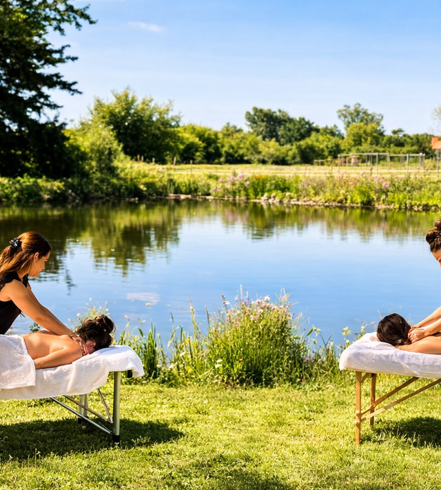 Massage bucolique au bord de l’Étang