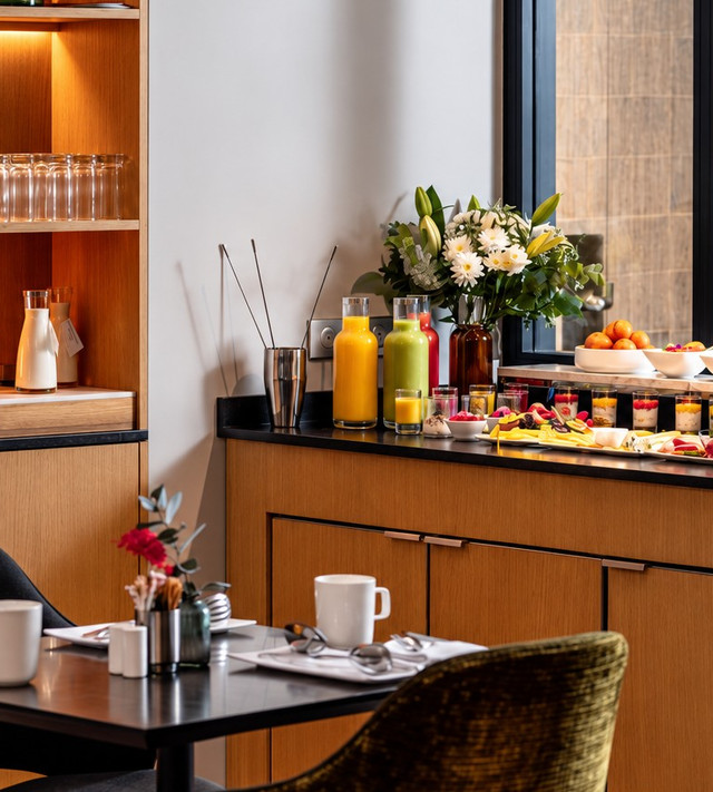 Petit-Déjeuner Maison à Villas Foch