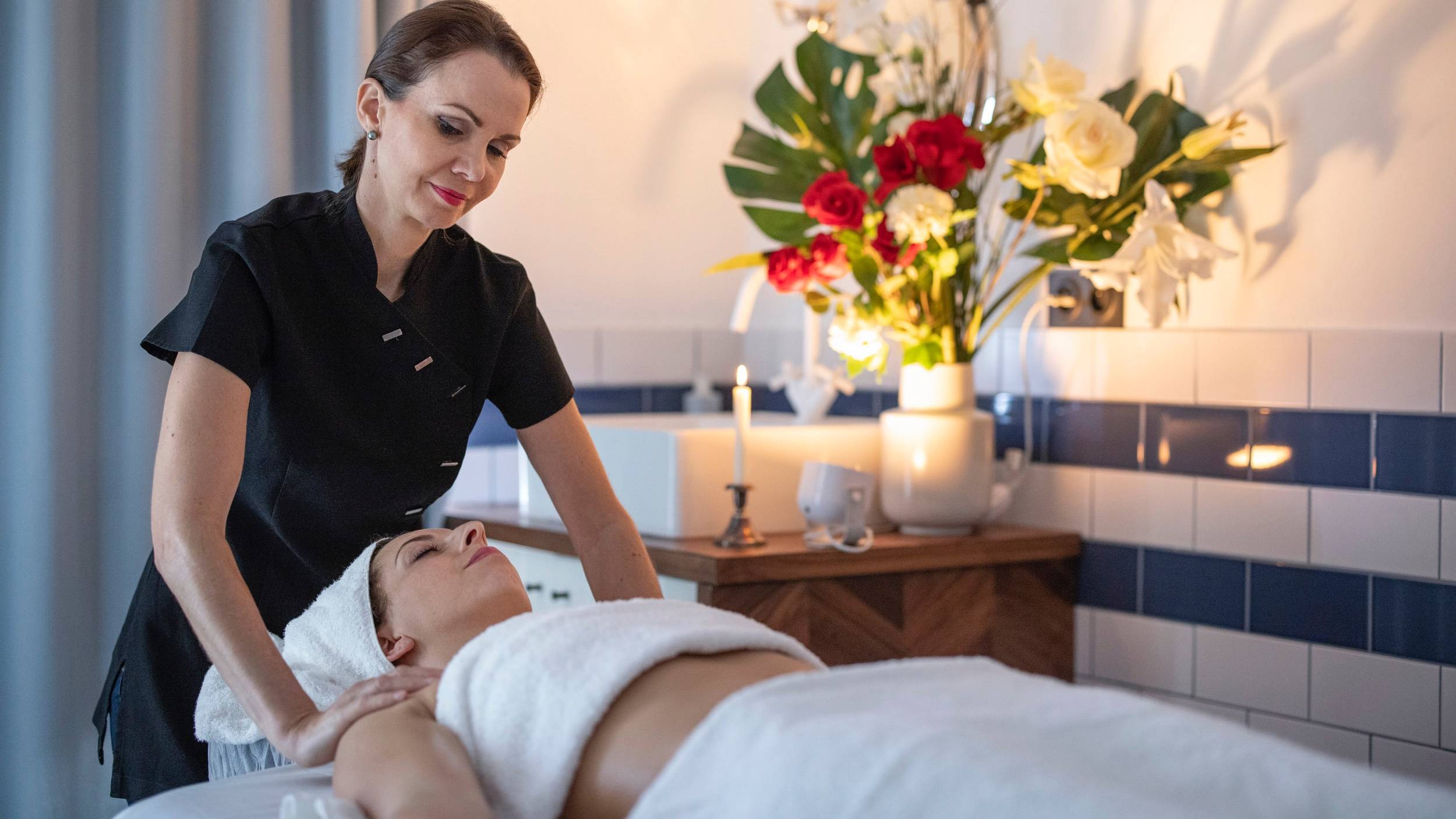 Massage & Rooftop Gourmet